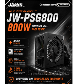 FUENTE GAMING JW-PSG800